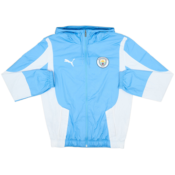2023-24 Manchester City Puma Hooded Rain Jacket - 9/10 - (S)