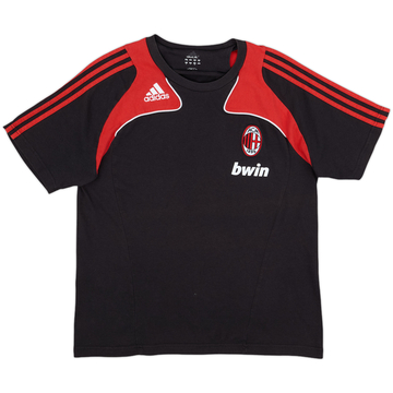 2008-09 AC Milan adidas Cotton Tee - 7/10 - (L)