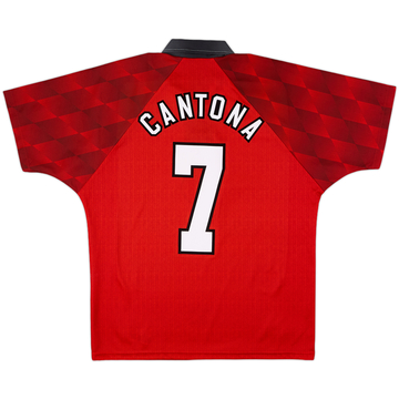 1996-98 Manchester United Home Shirt Cantona #7 - 9/10 - (M)