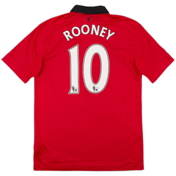 2013-14 Manchester United Home Shirt Rooney #10 - 7/10 - (M)