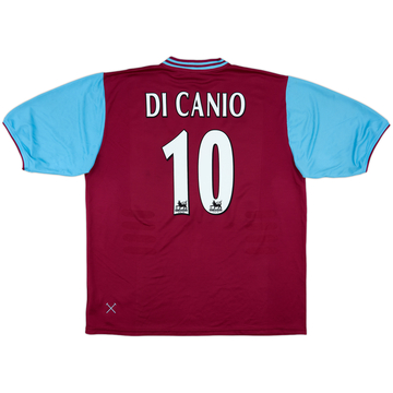 2001-03 West Ham Home Shirt Di Canio #10 - 6/10 - (XL)