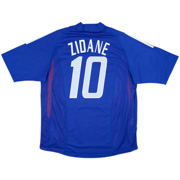 2002-04 France Player Issue Home Shirt Zidane #10 - 8/10 - (L)