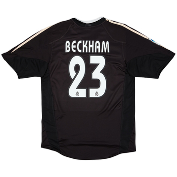 2004-05 Real Madrid Away Shirt Beckham #23 - 5/10 - (M)