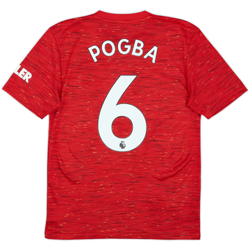 2020-21 Manchester United Home Shirt Pogba #6 - 9/10 - (S)
