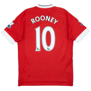 2015-16 Manchester United Home Shirt Rooney #10 - 6/10 - (M)