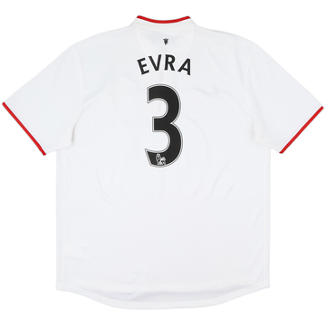 2012-14 Manchester United Away Shirt Evra #3 - 8/10 - (XL)