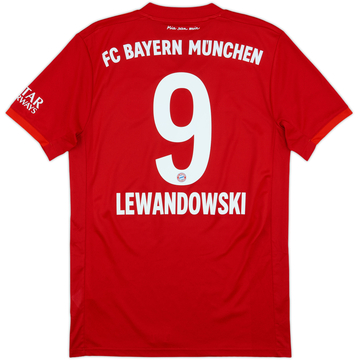 2019-20 Bayern Munich Home Shirt Lewandowski #9 - 8/10 - (S)