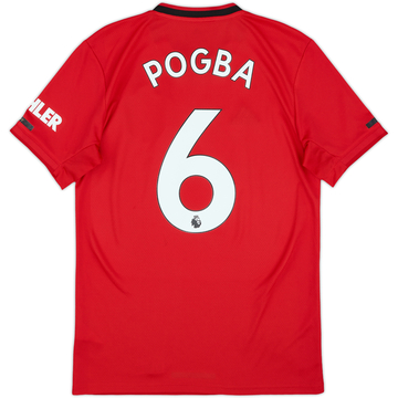 2019-20 Manchester United Home Shirt Pogba #6 - 9/10 - (S)