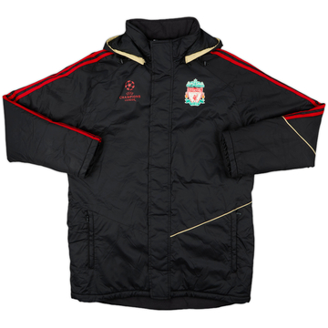2008-09 Liverpool adidas Padded Bench Coat - 6/10 - (L)