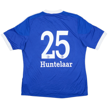 2012-14 Schalke Home Shirt Huntelaar #25 - 4/10 - (XL)