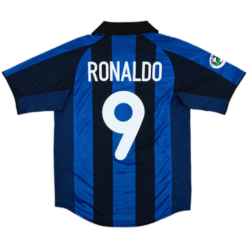 2001-02 Inter Milan Home Shirt Ronaldo #9 - 8/10 - (S)