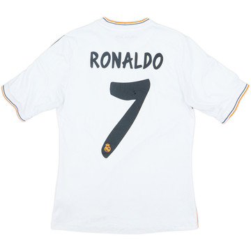 2013-14 Real Madrid Home Shirt Ronaldo #7 - 5/10 - (L.Boys)