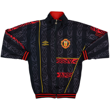 1992-94 Manchester United Umbro Track Jacket - 8/10 - (L.Boys)