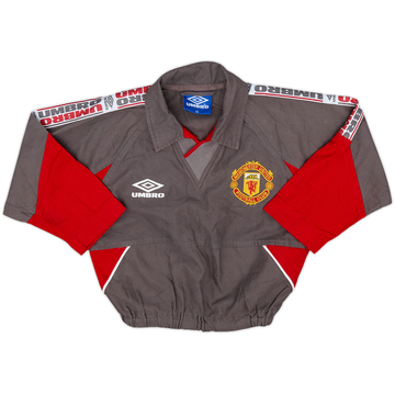 1994-95 Manchester United Umbro Drill Top - 10/10 - (S.Boys)