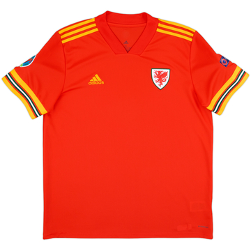 2020-21 Wales Home Shirt - 8/10 - (XL)