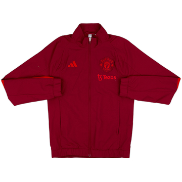 2023-24 Manchester United adidas Track Jacket - 9/10 - (XS)