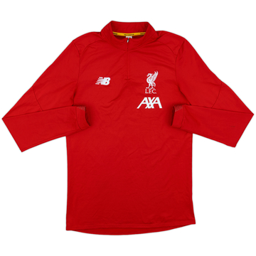 2019-20 Liverpool New Balance 1/4 Zip Training Top - 8/10 - (M)