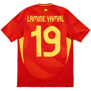 2024-25 Spain Home Shirt Lamine Yamal #19 - 8/10 - (S)