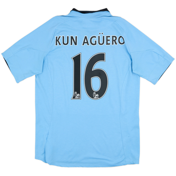 2012-13 Manchester City Home Shirt Kun Aguero #16 - 8/10 - (M)