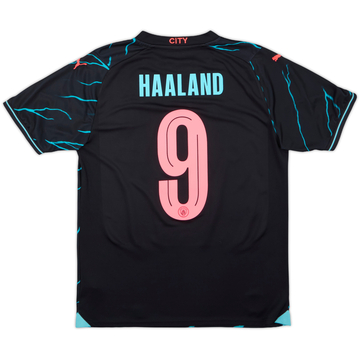 2023-24 Manchester City Third Shirt Haaland #9 - 9/10 - (M)