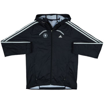 2009-10 Chelsea adidas Hooded Track Jacket - 8/10 - (S)