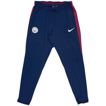 2017-18 Manchester City Nike Track Pants/Bottoms - 9/10 - (M)