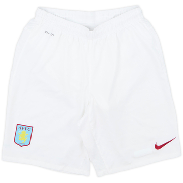 2011-12 Aston Villa Home Shorts - 8/10 - (M)