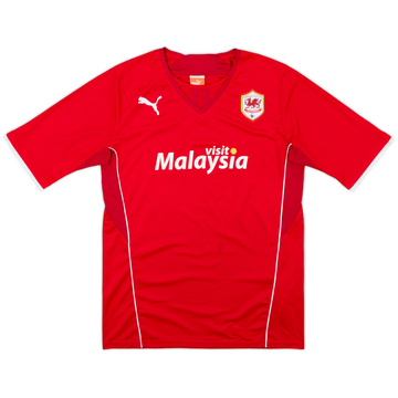2013-14 Cardiff Home Shirt - 6/10 - (M)