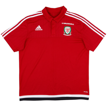 2016-17 Wales adidas Polo Shirt - 7/10 - (L)