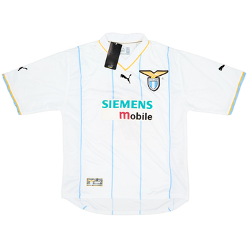 2001-02 Lazio European Home Shirt #7 (Claudio) (M)