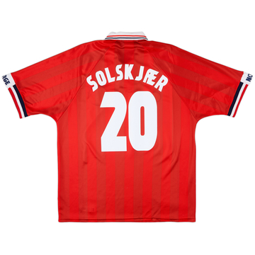 1998-00 Norway Home Shirt Solskjaer #20 - 9/10 - (XL)
