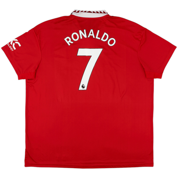 2022-23 Manchester United Home Shirt Ronaldo #7 - 7/10 - (3XL)