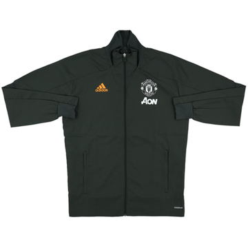 2020-21 Manchester United adidas Hooded Track Jacket - 10/10 - (M)