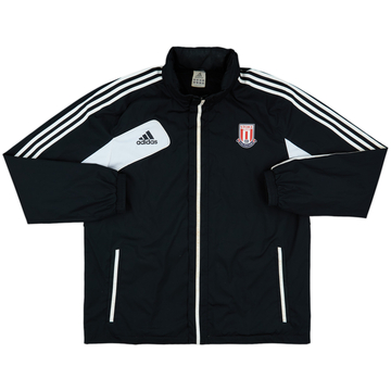 2011-12 Stoke City adidas Padded Bench Coat - 6/10 - (XL/XXL)