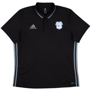2016-17 Cardiff City adidas Polo Shirt - 10/10 - (XL)