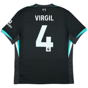 2024-25 Liverpool Away Shirt Virgil #4 - 10/10 - (L)
