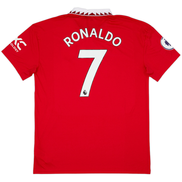 2022-23 Manchester United Home Shirt Ronaldo #7 - 10/10 - (XXL)