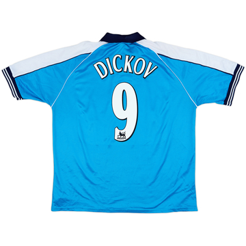 1999-01 Manchester City Home Shirt Dickov #9 - 8/10 - (XL)