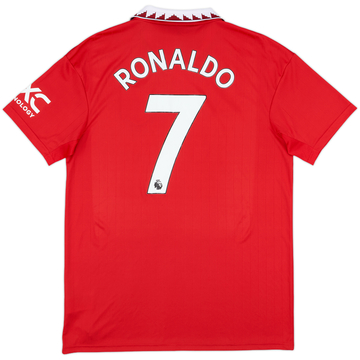 2022-23 Manchester United Home Shirt Ronaldo #7 - 8/10 - (L)