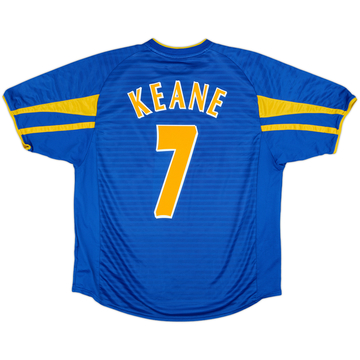 2001-03 Leeds United Away Shirt Keane #7 - 8/10 - (L)