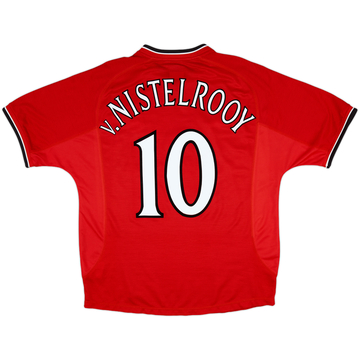 2000-02 Manchester United Home Shirt V.Nistelrooy #10 - 8/10 - (L)