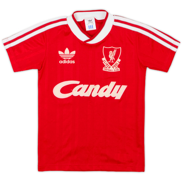 1988-89 Liverpool Home Shirt - 8/10 - (S.Boys)