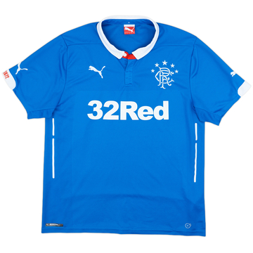 2014-15 Rangers Home Shirt - 8/10 - (L)
