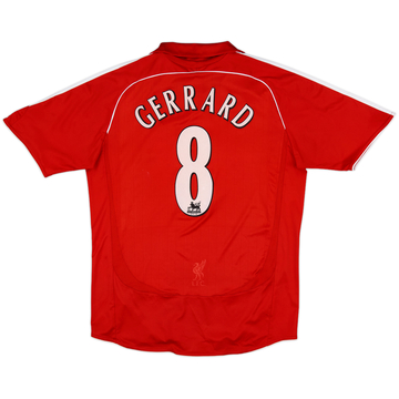 2006-08 Liverpool Home Shirt Gerrard #8 - 5/10 - (M)