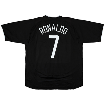 2003-05 Manchester United Away Shirt Ronaldo #7 - 7/10 - (XXL)