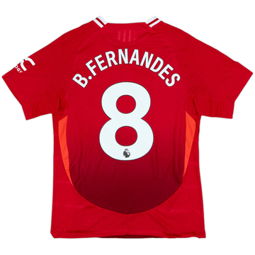 2024-25 Manchester United Home Authentic Shirt B.Fernandes #8 - 10/10 - (M)