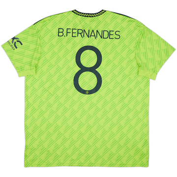 2022-23 Manchester United Third Shirt B.Fernandes #8 - 7/10 - (XXL)