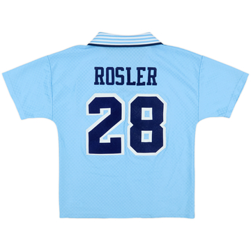 1995-97 Manchester City Home Shirt Rosier #28 - 5/10 - (Y)