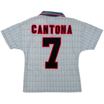 1995-96 Manchester United Away Shirt Cantona #7 - 8/10 - (Y)