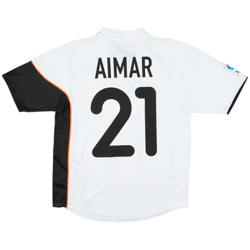 2001-02 Valencia Home Shirt Aimar #21 - 8/10 - (XL.Boys)